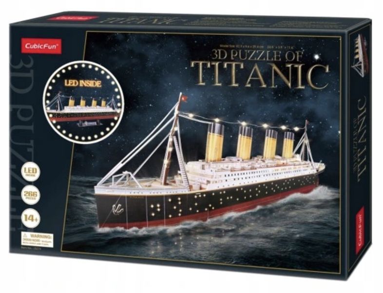puzzle 3d led titanic  5218 zdjęcie 8