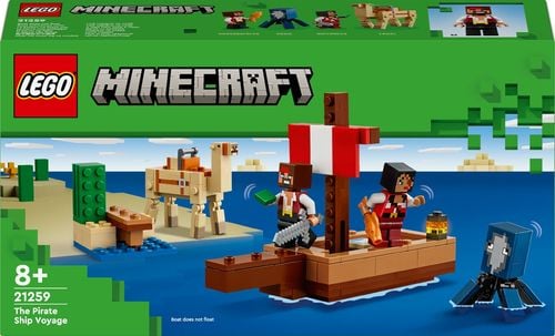 LEGO MINECRAFT 21259 Rejs statkiem pirackim na Arena.pl