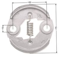 Sprzęgło NAC 75mm duże metalowe wykaszarki marketowe NZ33
