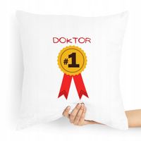 Poduszka Prezent Dla Doktora Numer Jeden Prezent Z Nadrukiem Ze Zdjęciem