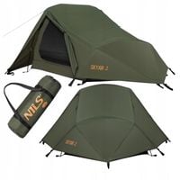 Namiot Kempingowy Turystyczny Na Biwak Ultralight 2 Osobowy + Pokrowiec