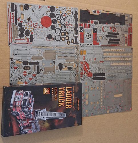 Puzzle 3D Metalowy model wozu strażackiego na Arena.pl