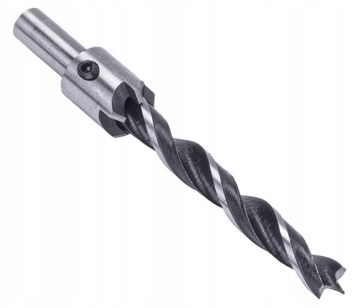 ZESTAW WIERTEŁ DO DREWNA Z POGŁĘBIACZEM WIERTŁA 7 PM-ZWZP-7T zdjęcie 2