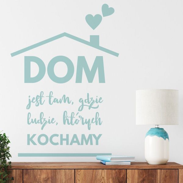 Naklejka Dom Jest Tam N092 L zdjęcie 1