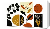 Obraz 50x30cm Kolaż Botaniczny