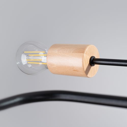 Żyrandol TIMBO 4 czarny na Arena.pl