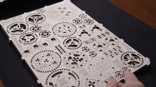 Drewniany Zegar Steampunk Wooden.City Puzzle 3D na Arena.pl