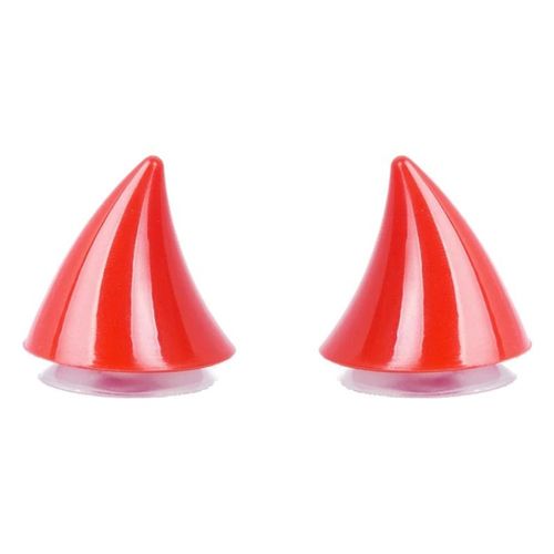 Rogi do kasku kolorowe 2szt Czerwony na Arena.pl