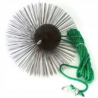 ZESTAW DO CZYSZCZENIA KOMINA SZCZOTKA WYCIOR 200MM LINA 15MB KULA 5KG