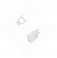 Ładowarka sieciowa GaN 45W dwa USB-C z kabelem do Samsung Galaxy S21 FE 5G