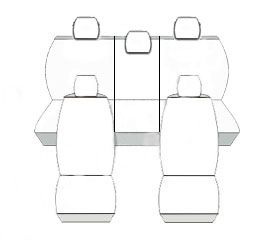 Pokrowce MIAROWE do Opel Meriva I 1 02-10r. P2 zdjęcie 3
