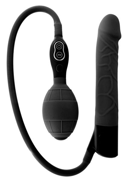 Inflatable Vibrator Black zdjęcie 1