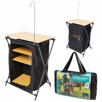 Stół turystyczny Froyak 46 x 60 x 85 cm czarny idealny na biwak