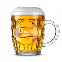 KUFEL na PIWO + GRAWER prezent DLA DZIADKA na DZIEŃ DZIADKA URODZINY