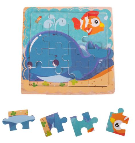 Puzzle tekturowe układanka delfin na Arena.pl