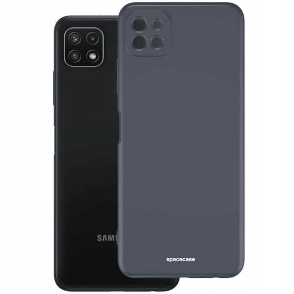 Spacecase Silicone Case Galaxy A22 5G Black zdjęcie 2