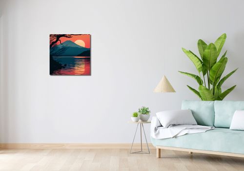 Obraz 50x50cm Góra Wieczorem na Arena.pl