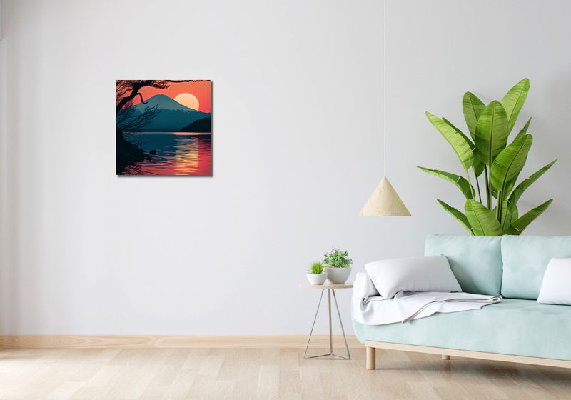 Obraz 50x50cm Góra Wieczorem zdjęcie 2