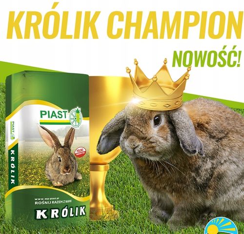 Piast pasza karma Królik Tucz granulat dla królików 25kg na Arena.pl