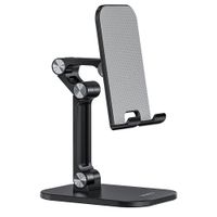Uchwyt na telefon / tablet biurkowy składany Hoco (4,7" - 13") PH34 czarny