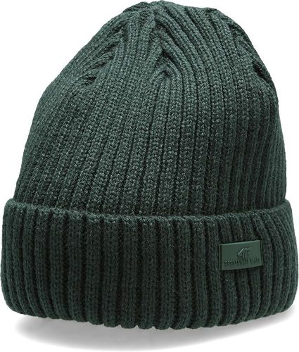 Czapka Męska Zimowa 4F H4Z22-Cam009 - Khaki na Arena.pl