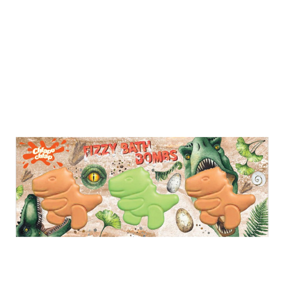 CHLAPU CHLAP Musująca kula do kąpieli - dinozaury zdjęcie 1