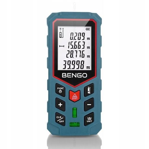 DALMIERZ LASEROWY 50m MIERNIK ODLEGŁOŚCI CYFROWY kątomierz poziomica na Arena.pl
