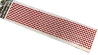 Pół perełki samoprzylepne 4 mm ( 660 szt ) CZERWONE