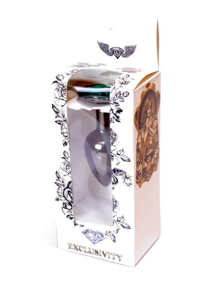 Plug-Jewellery Dark Silver Plug- Green zdjęcie 9