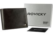 klasyczny, skórzany portfel męski - rovicky