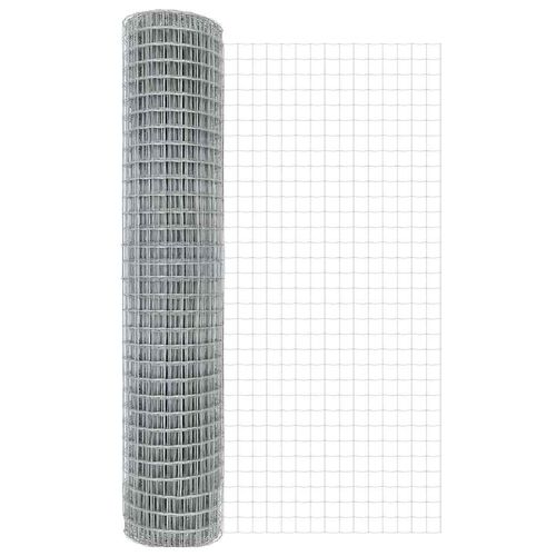 Ogrodzenie z słupkami Srebrny 1.5 x 10 m Stal na Arena.pl