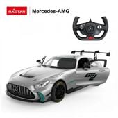 MODEL MERCEDES AMG GT2 1:14 RASTAR SZARY ZDALNIE STEROWANY