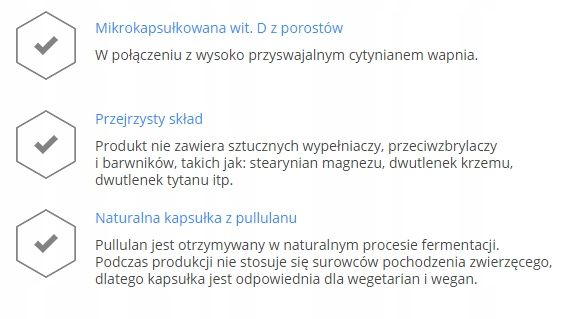 Bicaps Calcium D3 wapno FORMEDS 60 kapsułek zdjęcie 3