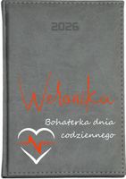 KALENDARZ A5 2026 DZIENNY terminarz z nadrukiem DLA PIELĘGNIARKI LEKARZA