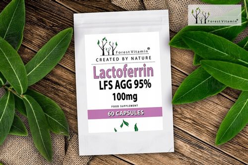 LAKTOFERYNA LACTOFERRIN 95% 60 kaps PERFEKCYJNA JAKOŚĆ na Arena.pl