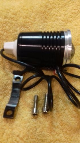 HALOGEN MOTOCYKLOWY U4 LED+RING+WŁĄCZNIK czarny na Arena.pl