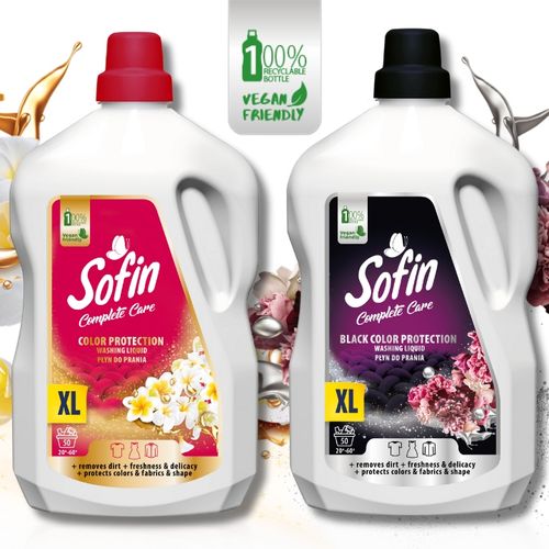 SOFIN Płyn do Prania Color Black Ochrona Kolorów i Tkanin 2 x 2,5l 100 prań na Arena.pl