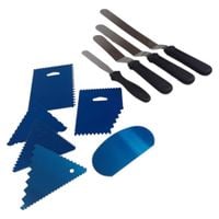 skrobak szpatułka łopatka do ciasta zestaw 10szt