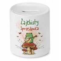 Skarbonka Dla Sprzedawcy Na Urodziny Na Prezent Z Nadrukiem Ze Zdjęciem