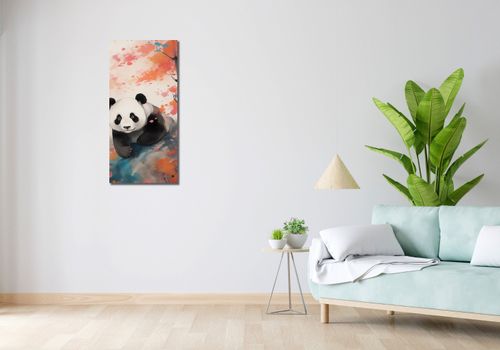 Obraz 40x90cm Panda wśród Klonów na Arena.pl
