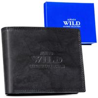 duży portfel męski ze skóry naturalnej - always wild
