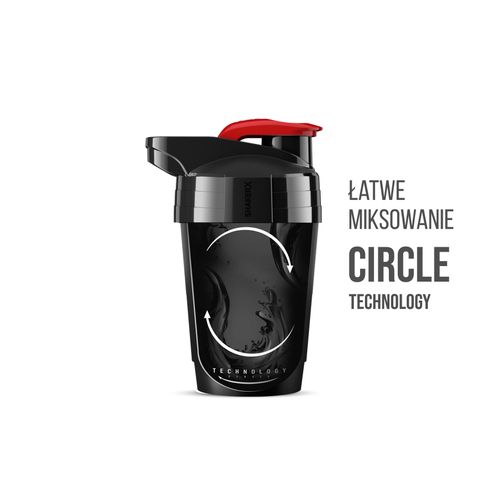 SHAKER 400ml - Circle technology SHK005, Czarny na Arena.pl