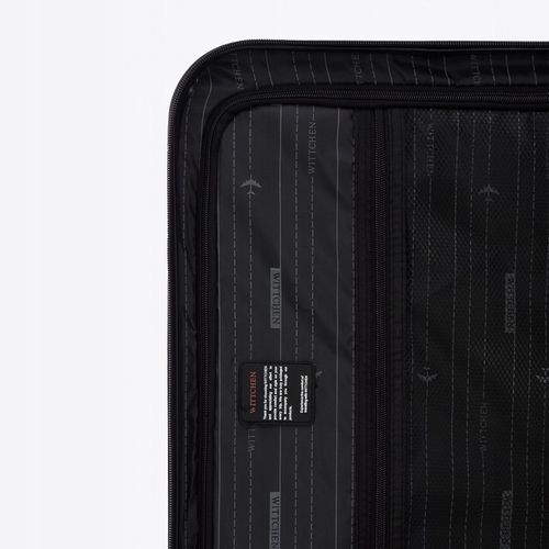 WITTCHEN mała walizka z ABS-u z żebrowaniem czarna na Arena.pl