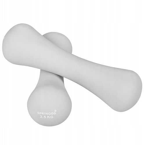 HANTLE HANTELKI CIĘŻARKI FITNESS 5kg DO ĆWICZEŃ CIĘŻARKI ZESTAW 2x2,5kg na Arena.pl