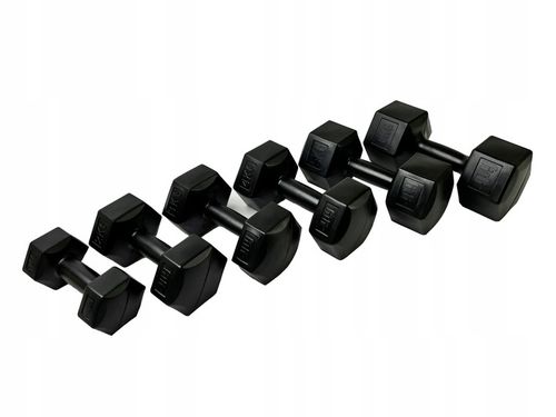 HANTLE 4KG zestaw hantli 4 kg CIĘŻARKI DO ĆWICZEŃ hantle bitumiczne 2szt na Arena.pl