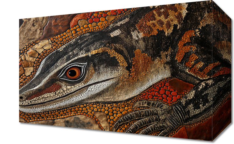 Obraz 30x20cm Oko Jaszczurki zdjęcie 1