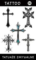 Tatuaże zmywalne Krzyże
