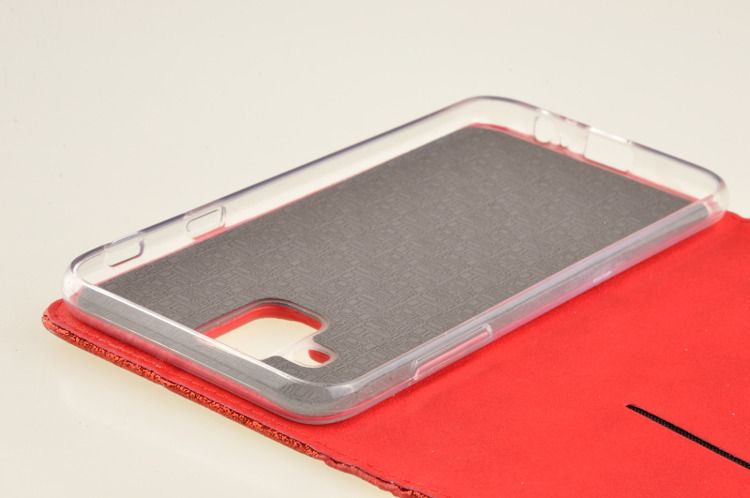 Etui Smart Brokat do SAMSUNG GALAXY A6 2018 A600 czerwony zdjęcie 7
