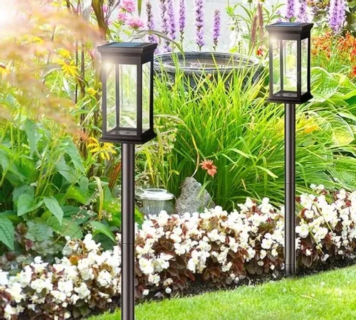 6x Lampa ogrodowa SOLARNA LED wbijana Latarnia Żarówka Filament 3000K SMD na Arena.pl