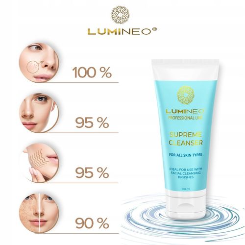 LUMINEO naturalna pianka żel oczyszczający do szczoteczki każda cera 100 ml na Arena.pl